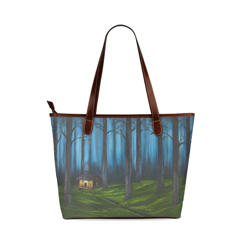 A_Cold_Night Shoulder Tote Bag (Model 1646)