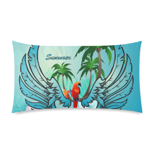 Tropical design Rectangle Pillow Case 20"x36"(Twin Sides)