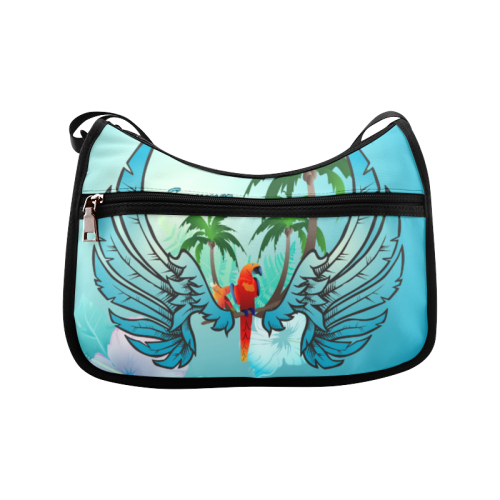 Tropical design Crossbody Bags (Model 1616)