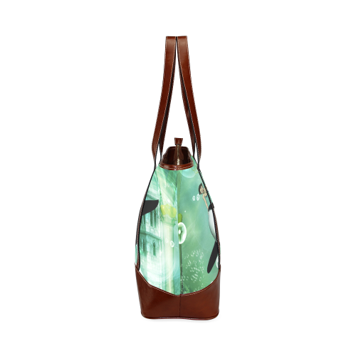 Dolphin with mermaid Tote Handbag (Model 1642)