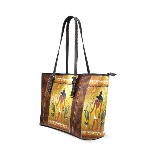 Anubis Leather Tote Bag/Large (Model 1640)