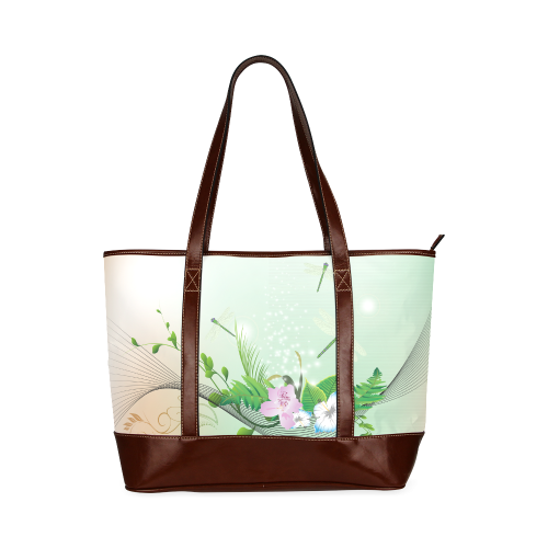 Flower power Tote Handbag (Model 1642)