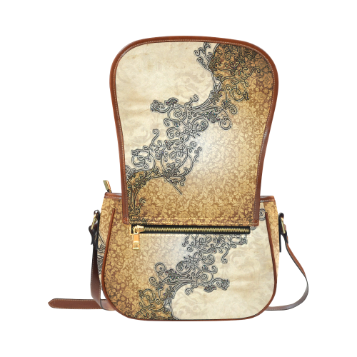Vintage design Saddle Bag/Small (Model 1649) Full Customization