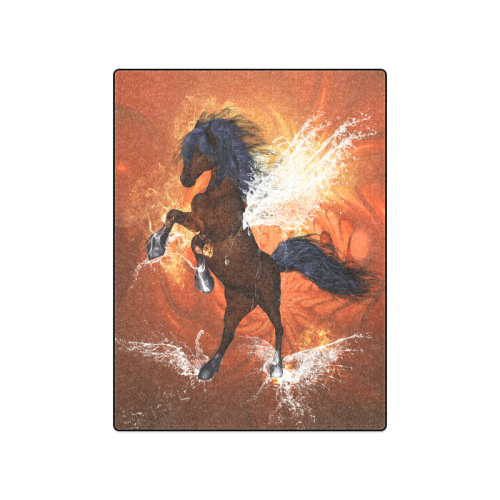 Wonderful horse with water wings Blanket 50"x60"