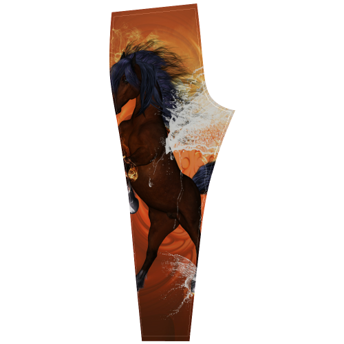 Wonderful horse with water wings Cassandra Women's Leggings (Model L01)