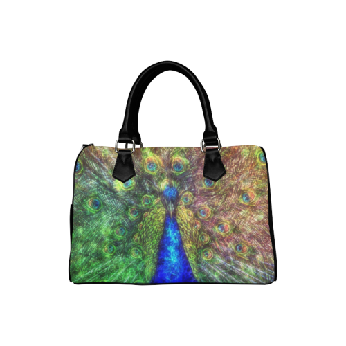 peacock Boston Handbag (Model 1621)