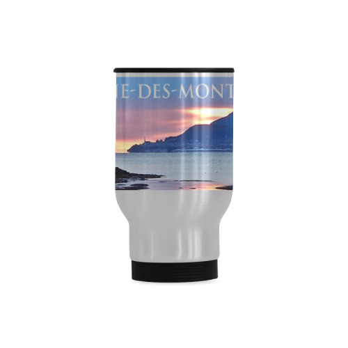 Sunrise in Tourelle Travel Mug (Silver) (14 Oz)