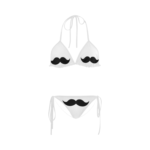 mustache Custom Bikini Swimsuit
