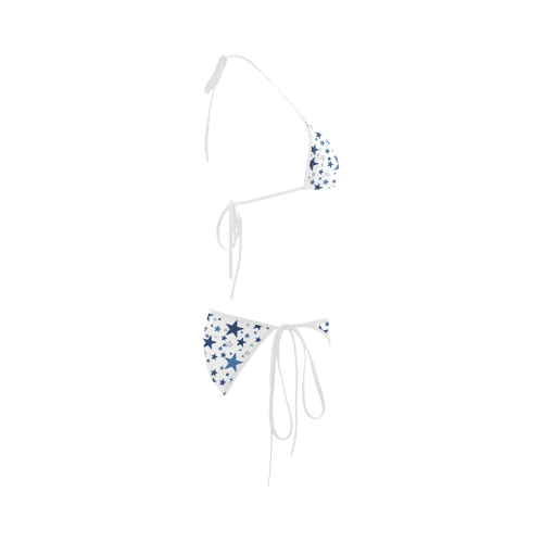 blue stars Custom Bikini Swimsuit