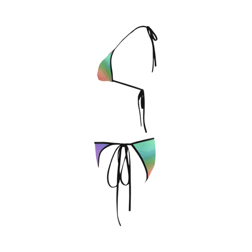 rainbow horizon Custom Bikini Swimsuit