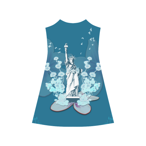Statue of liberty Alcestis Slip Dress (Model D05)