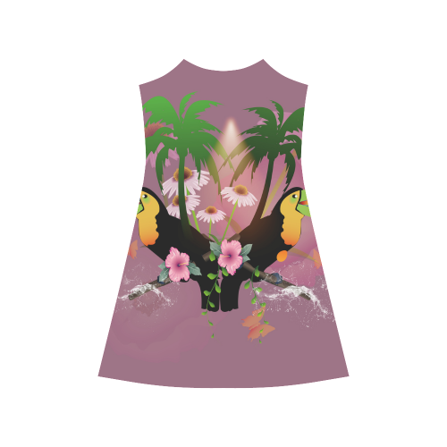 Tropical Alcestis Slip Dress (Model D05)