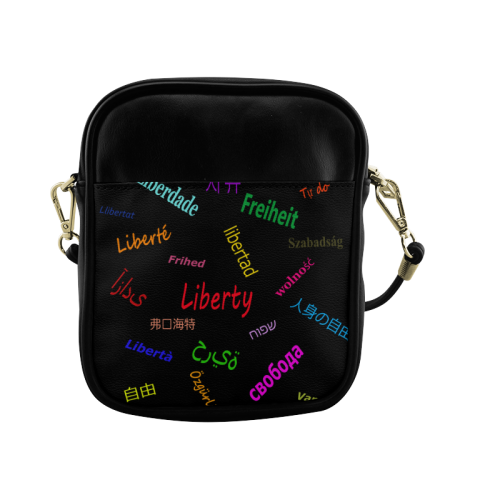 Freedom in several languages Sling Bag (Model 1627)