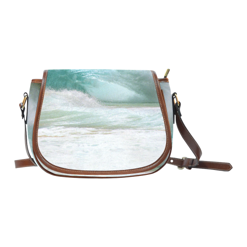 Sandy Beach Shorebreak Hawaii Saddle Bag/Small (Model 1649) Full Customization