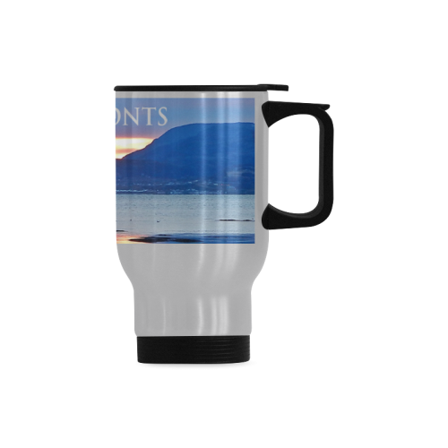 Sunrise in Tourelle Travel Mug (Silver) (14 Oz)