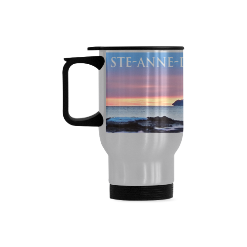 Sunrise in Tourelle Travel Mug (Silver) (14 Oz)