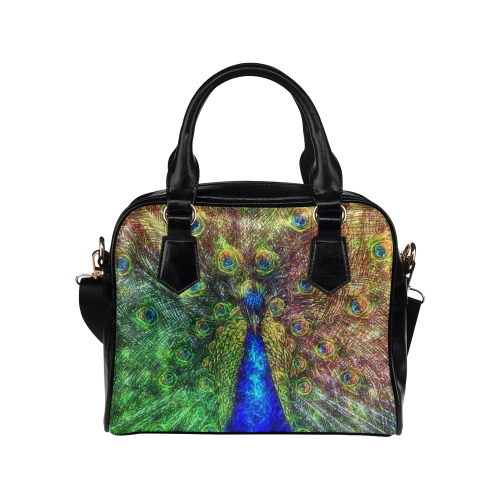 peacock Shoulder Handbag (Model 1634)