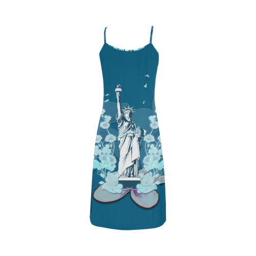 Statue of liberty Alcestis Slip Dress (Model D05)