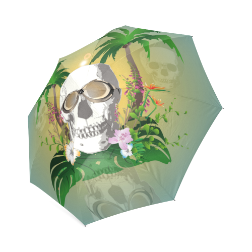Funny skull Foldable Umbrella (Model U01)