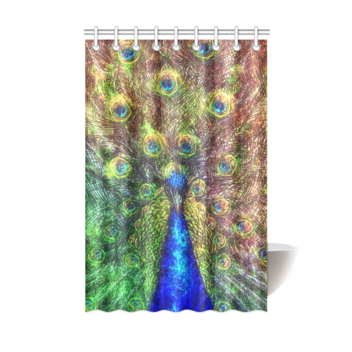 peacock Shower Curtain 48"x72"