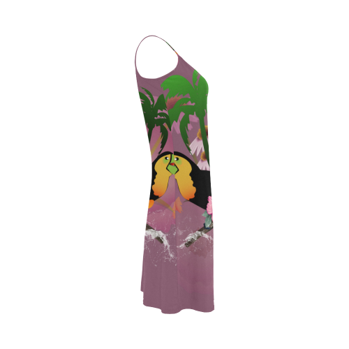 Tropical Alcestis Slip Dress (Model D05)
