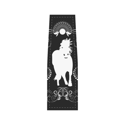 Horse, black and white Saddle Bag/Small (Model 1649) Full Customization