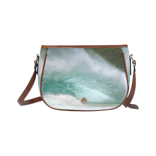 Sandy Beach Shorebreak Hawaii Saddle Bag/Small (Model 1649) Full Customization