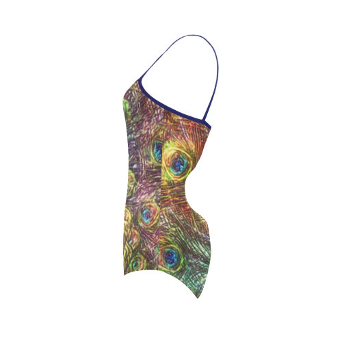 peacock Strap Swimsuit ( Model S05)