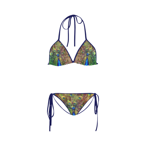 peacock Custom Bikini Swimsuit