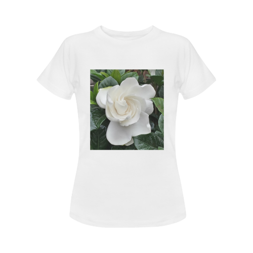 Gardenia T-Shirt Women's Classic T-Shirt (Model T17）