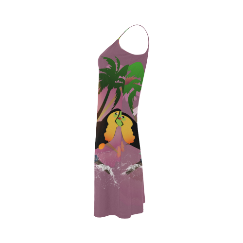 Tropical Alcestis Slip Dress (Model D05)