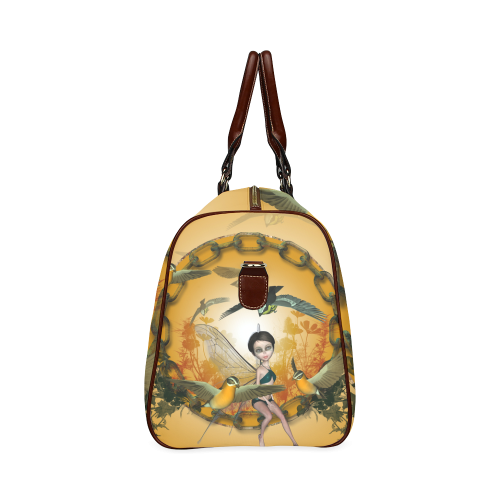 Cute fairy Waterproof Travel Bag/Small (Model 1639)