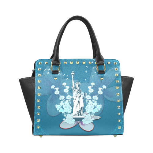 Statue of liberty Rivet Shoulder Handbag (Model 1645)