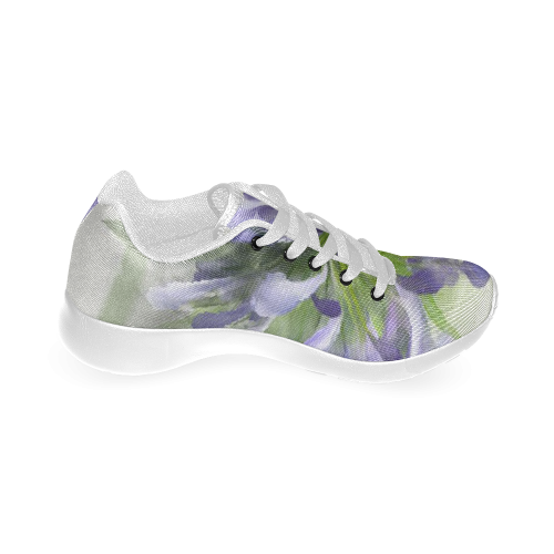 Purple Flower Women’s Running Shoes (Model 020)