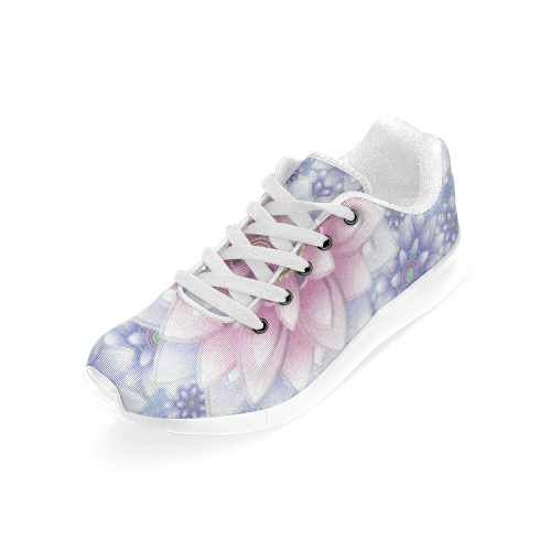 ornaments pink+blue Men’s Running Shoes (Model 020)