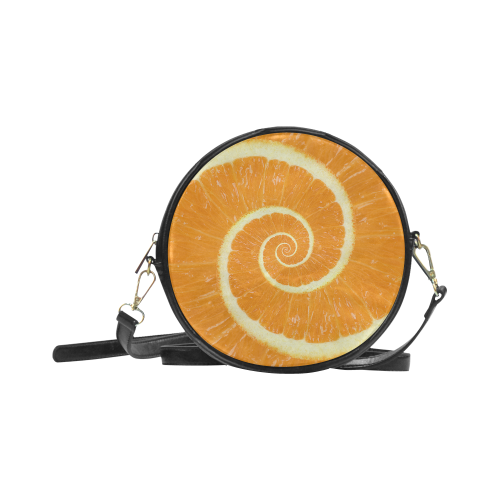 Citrus Orange Spiral Droste