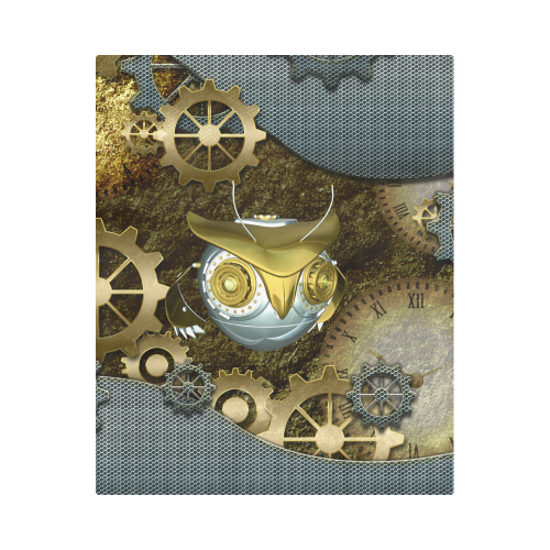 Steampunk, awesome owl Duvet Cover 86"x70" ( All-over-print)