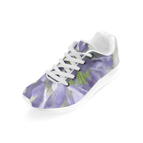 Purple Flower Women’s Running Shoes (Model 020)