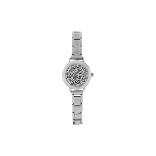 toon skulls Women's Italian Charm Watch(Model 107)