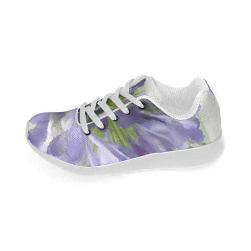 Purple Flower Women’s Running Shoes (Model 020)