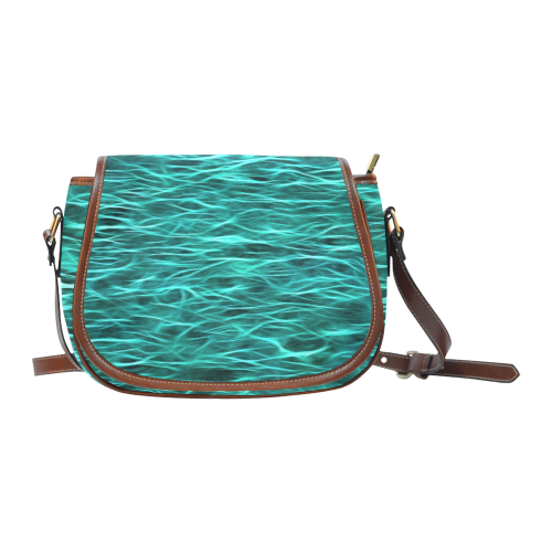 Water of Neon Saddle Bag/Large (Model 1649)