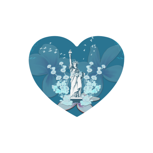 Statue of liberty Heart-shaped Mousepad