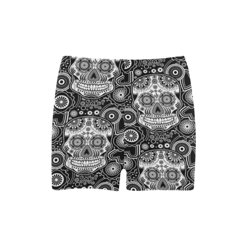 sugar skull Briseis Skinny Shorts (Model L04)