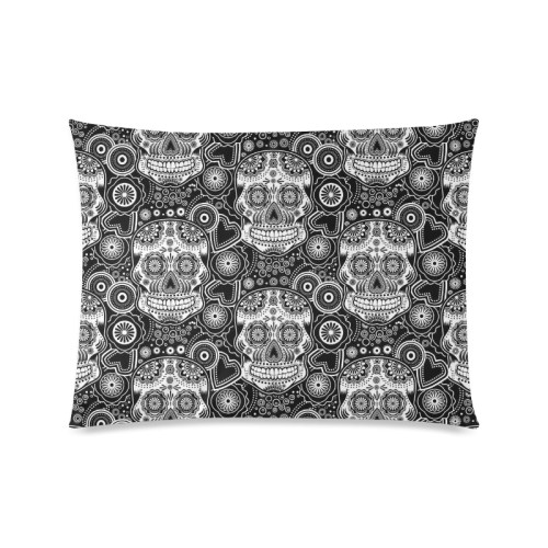 sugar skull Custom Picture Pillow Case 20"x26" (one side)