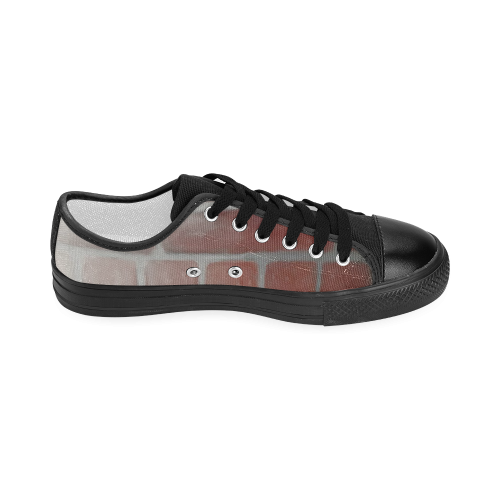 Red Brick Women's Classic Canvas Shoes (Model 018)