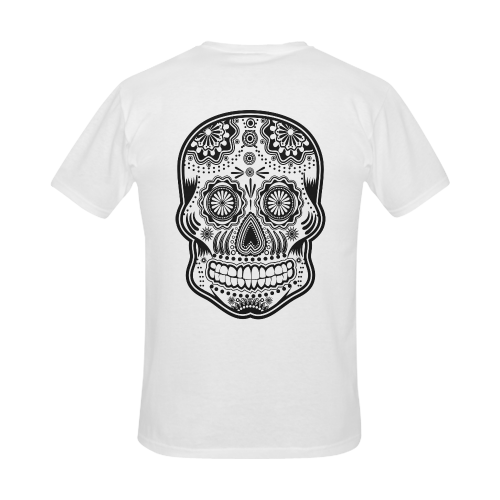 sugar skull Men's Slim Fit T-shirt (Model T13)