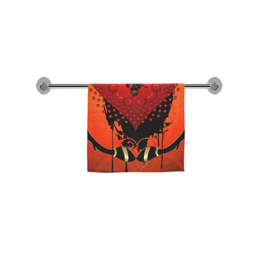Heart with dragon Custom Towel 16"x28"