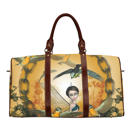 Cute fairy Waterproof Travel Bag/Small (Model 1639)