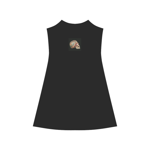 Colored Human Skull Alcestis Slip Dress (Model D05)