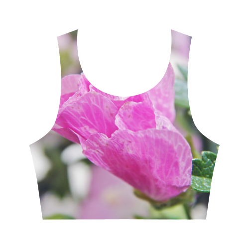 Musk Mallow Women's Crop Top (Model T42)